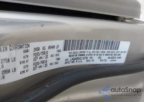 2004 Jeep Grand Cherokee Laredo z USA, uszkodzony, nr VIN 1J4GW48SX4C142784